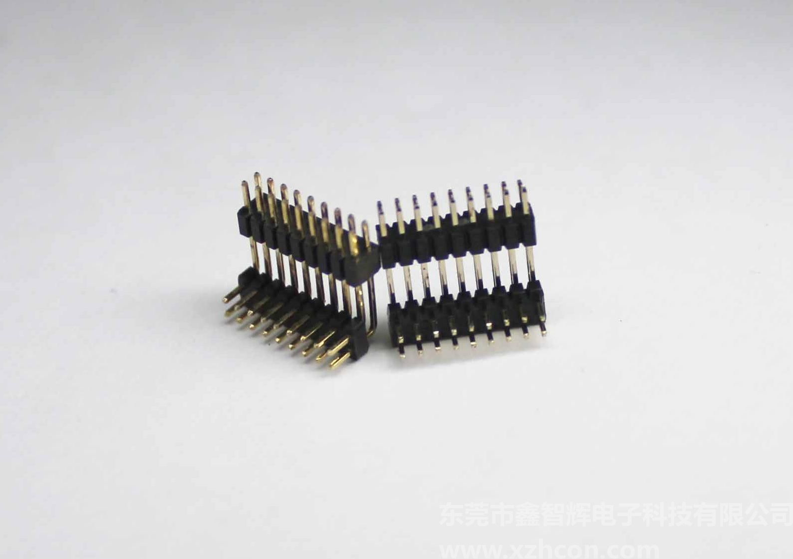 排針1.0,90度雙排加塑